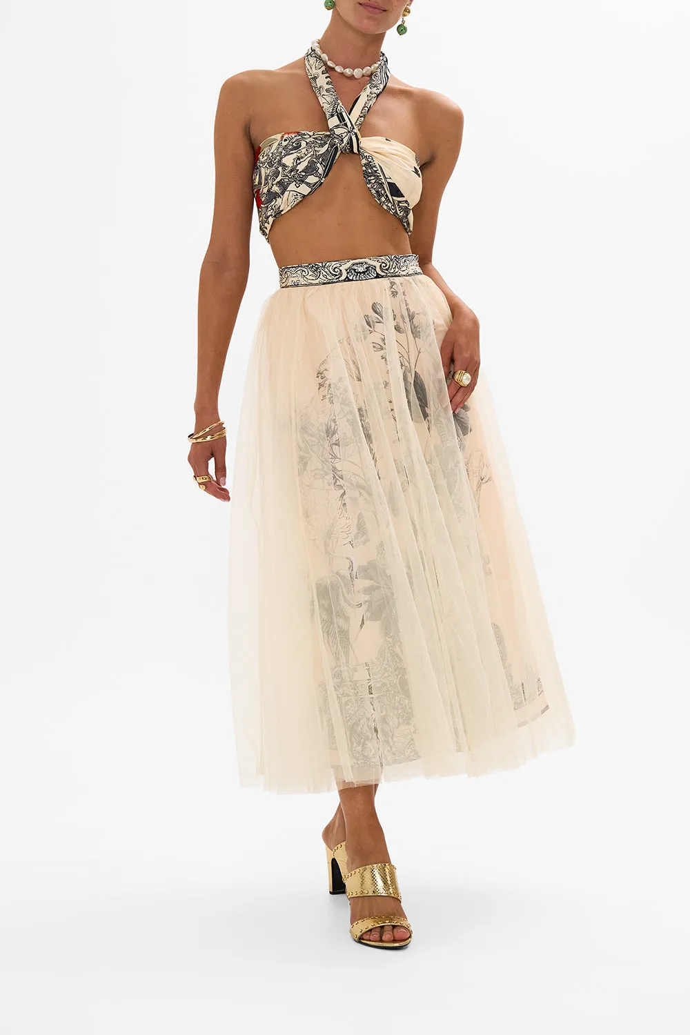 LARGE SQUARE SCARF ETCHED INTO ETERNITY sold by Camilla product image thumbnail 3