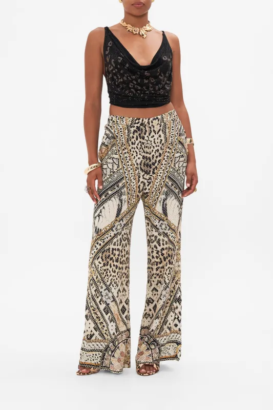 MINIMAL WIDE LEG PANT MOSAIC MUSE sold by Camilla