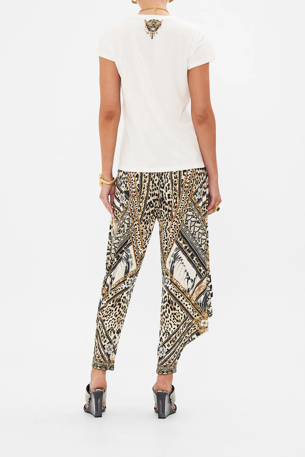 SLIM FIT ROUND NECK T-SHIRT MOSAIC MUSE sold by Camilla product image thumbnail 2