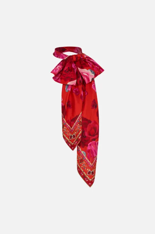 BOW NECKSCARF ITALIAN ROSA sold by Camilla