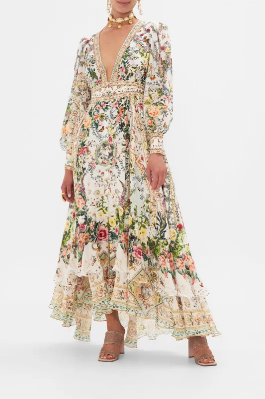 LONG BUTTON FRONT DRESS RENAISSANCE ROMANCE sold by Camilla