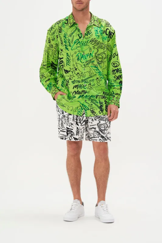 MENS OVERSIZED SHIRT ANTI AUTHORITY ANIMAL AUTHORITIES sold by Camilla