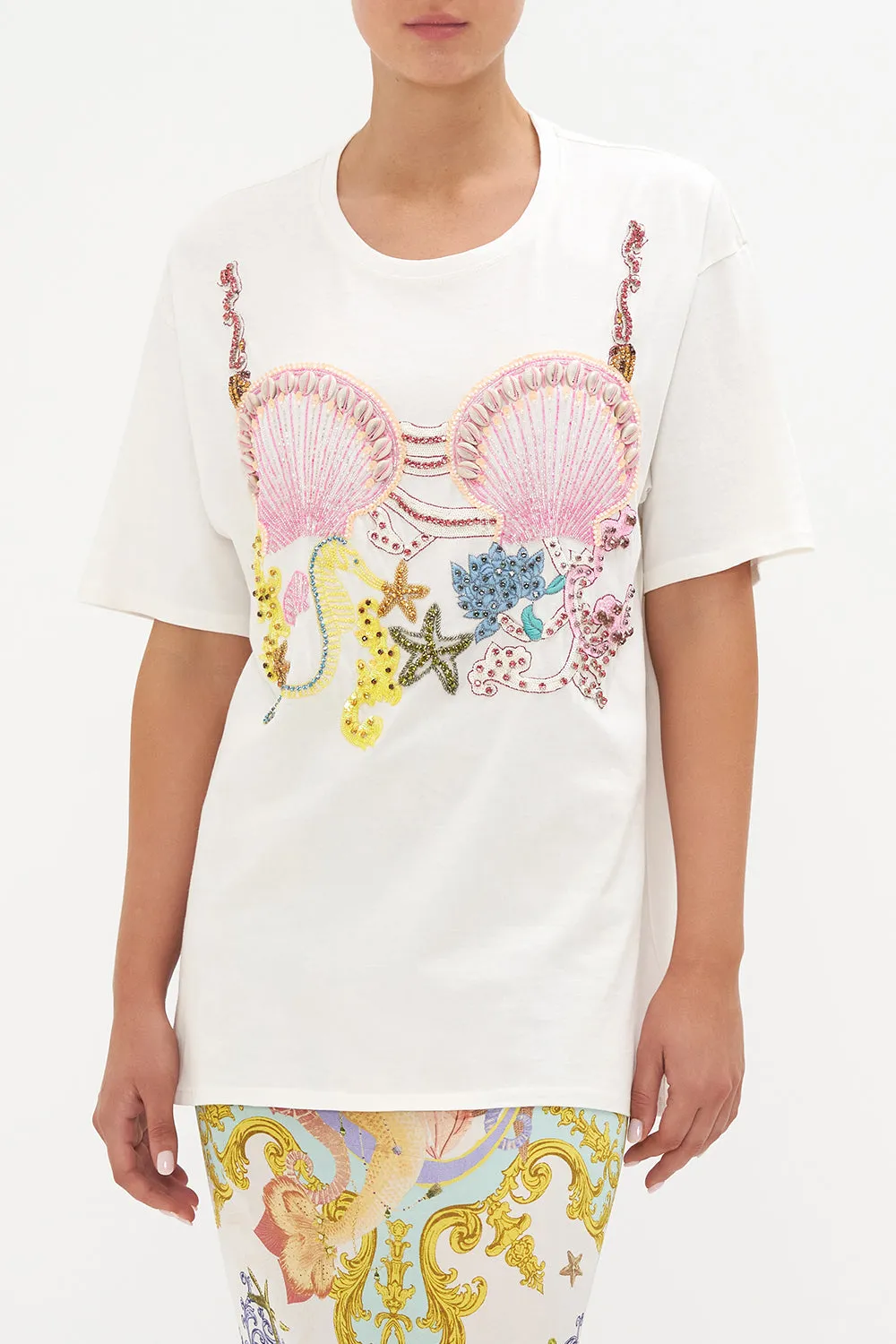 OVERSIZE BAND TEE STAR OF THE SEA sold by Camilla product image thumbnail 5