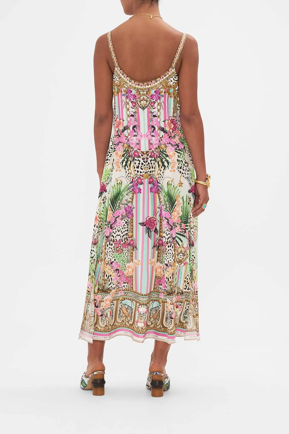 V NECK MIDI SLIP DRESS DEAR AMORE MIO sold by Camilla product image thumbnail 2