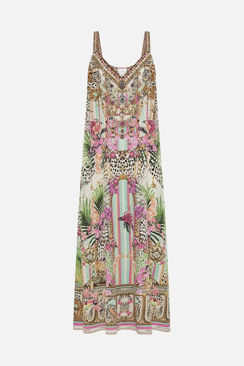 V NECK MIDI SLIP DRESS DEAR AMORE MIO sold by Camilla product image thumbnail 3