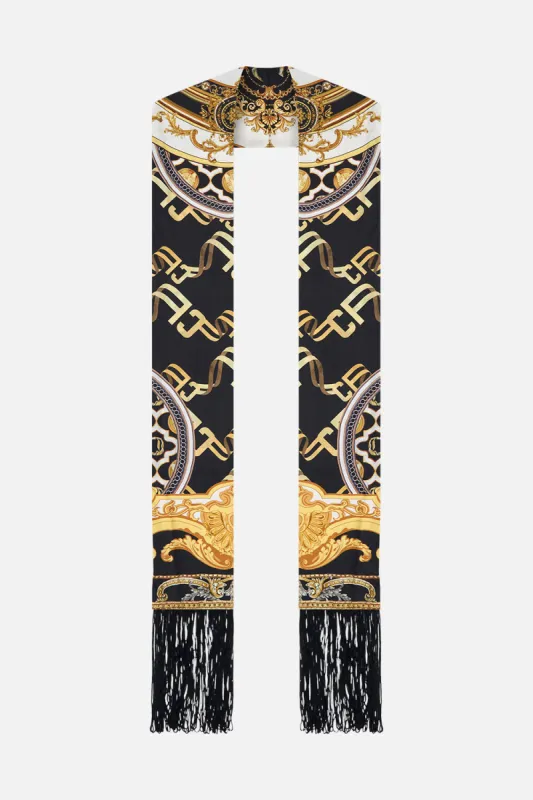 LONG SKINNY SCARF TETHER ME NOT sold by Camilla