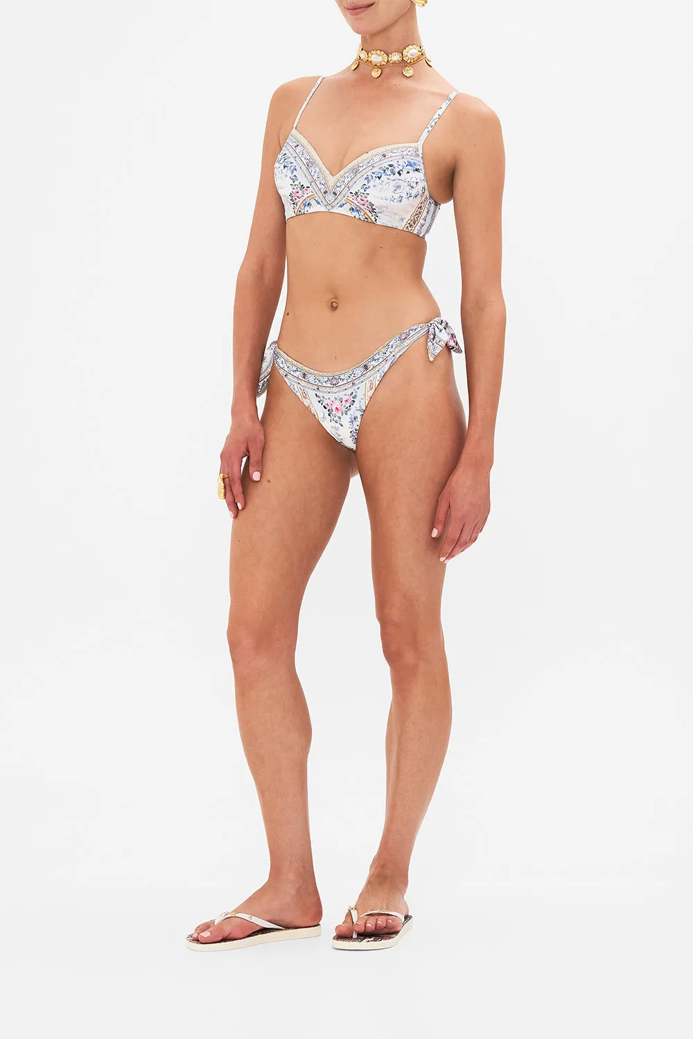 DIP FRONT PANT WITH TIES SEASON OF THE SIREN sold by Camilla product image thumbnail 4