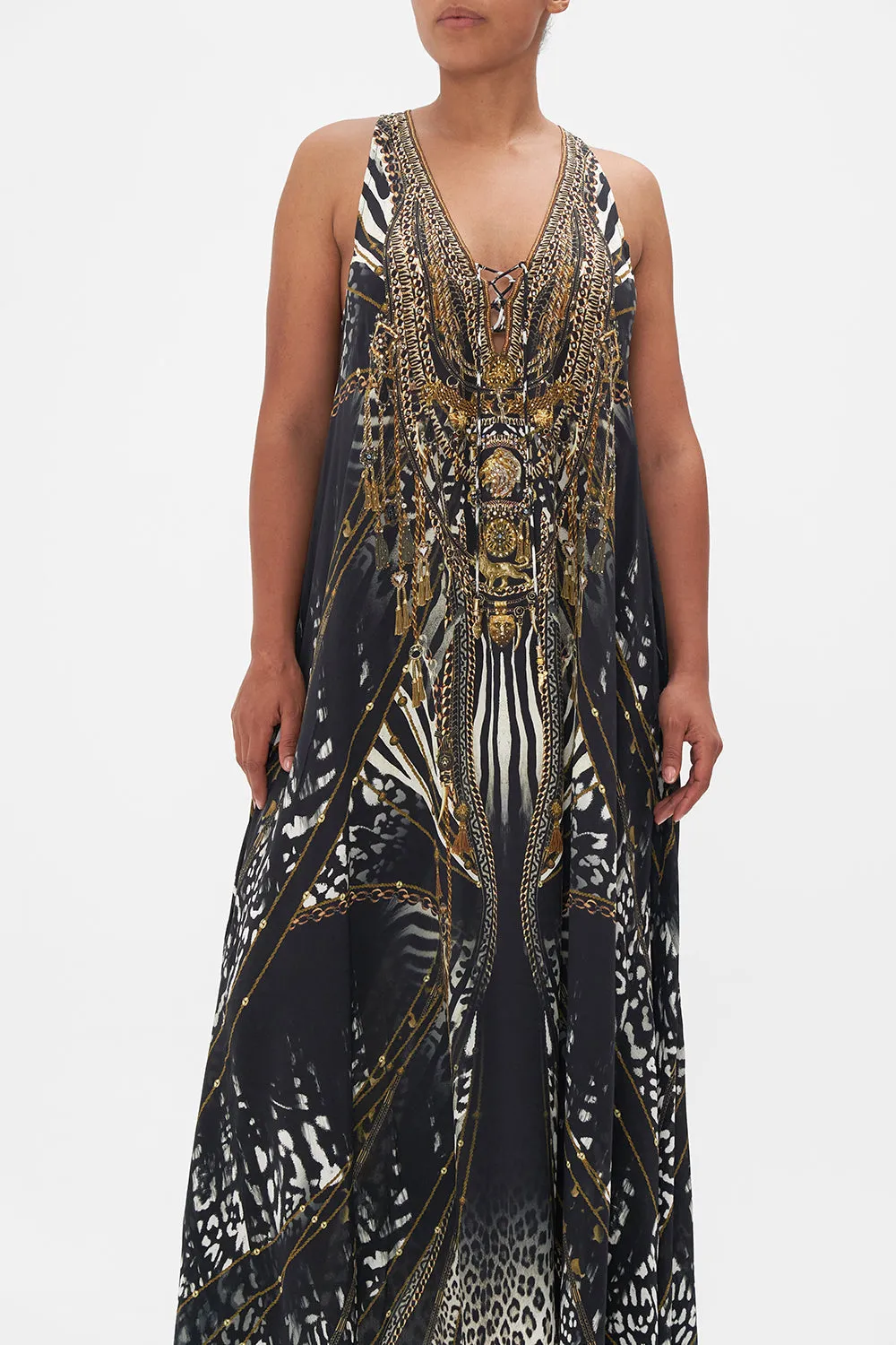 LACE UP RACER BACK DRESS UNTAMED ROYALTY sold by Camilla product image thumbnail 5