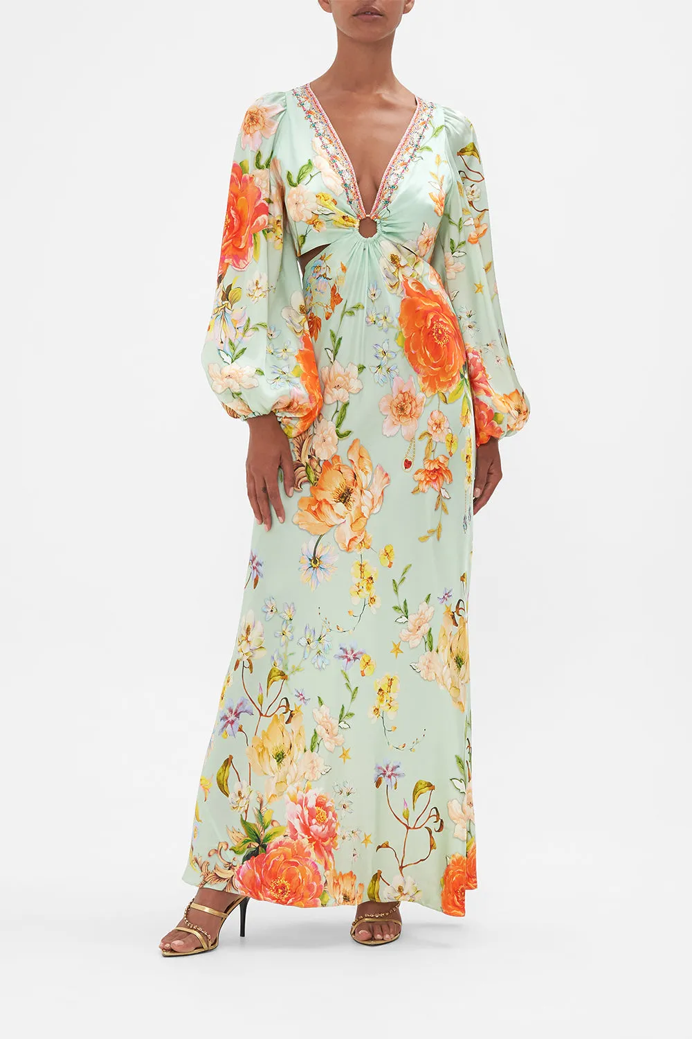 U-RING CUT OUT DRESS TALK THE WALK sold by Camilla