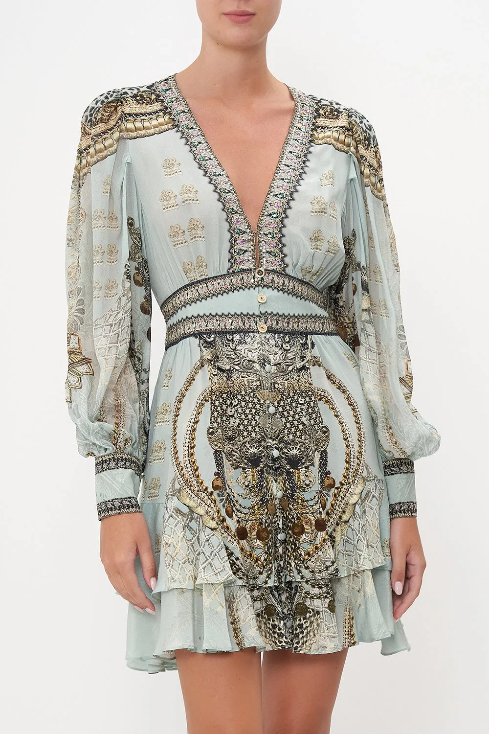 BUTTON FRONT FRILL DRESS FREE ESPIRITU sold by Camilla product image thumbnail 5