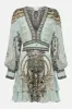 BUTTON FRONT FRILL DRESS FREE ESPIRITU sold by Camilla