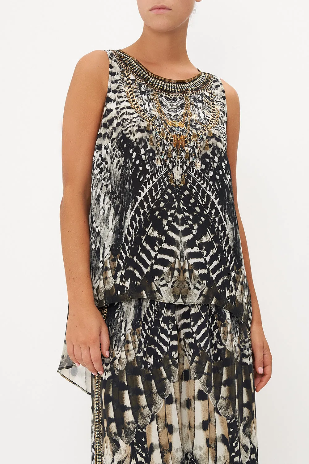 BUTTON BACK TOP NIGHT OWL sold by Camilla product image thumbnail 5