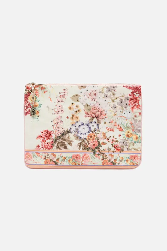 SMALL CANVAS CLUTCH ROMANTIC RITES sold by Camilla
