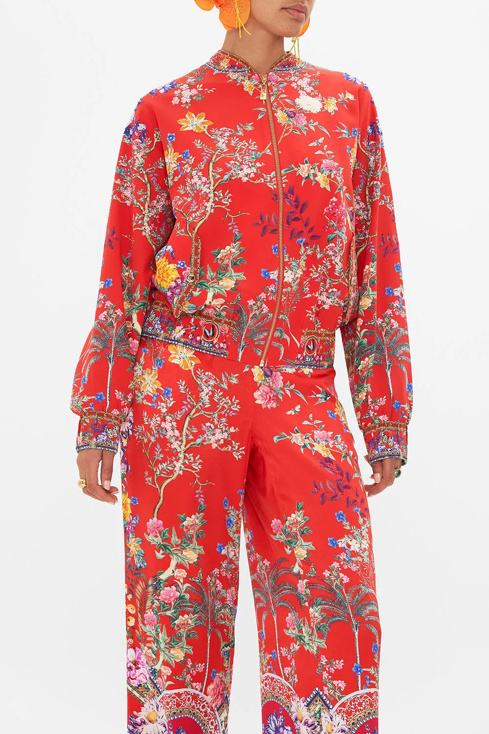 RELAXED BOMBER JACKET THE SUMMER PALACE sold by Camilla product image thumbnail 5