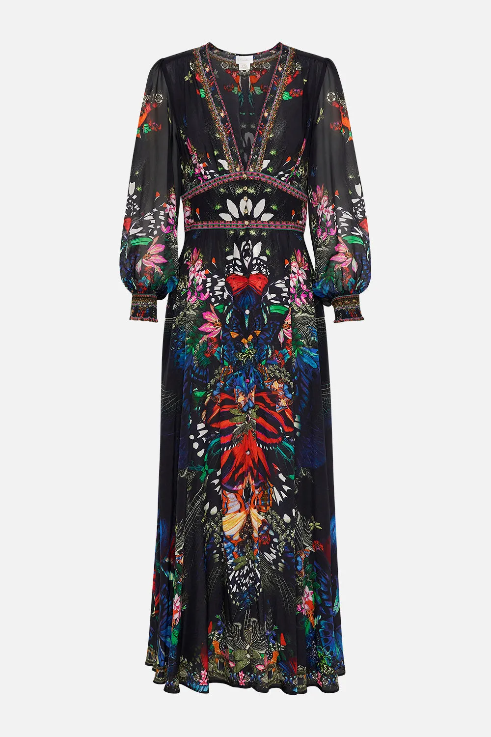 BUTTON DRESS WITH SHAPED WAISTBAND FLUTTER BY sold by Camilla product image thumbnail 3