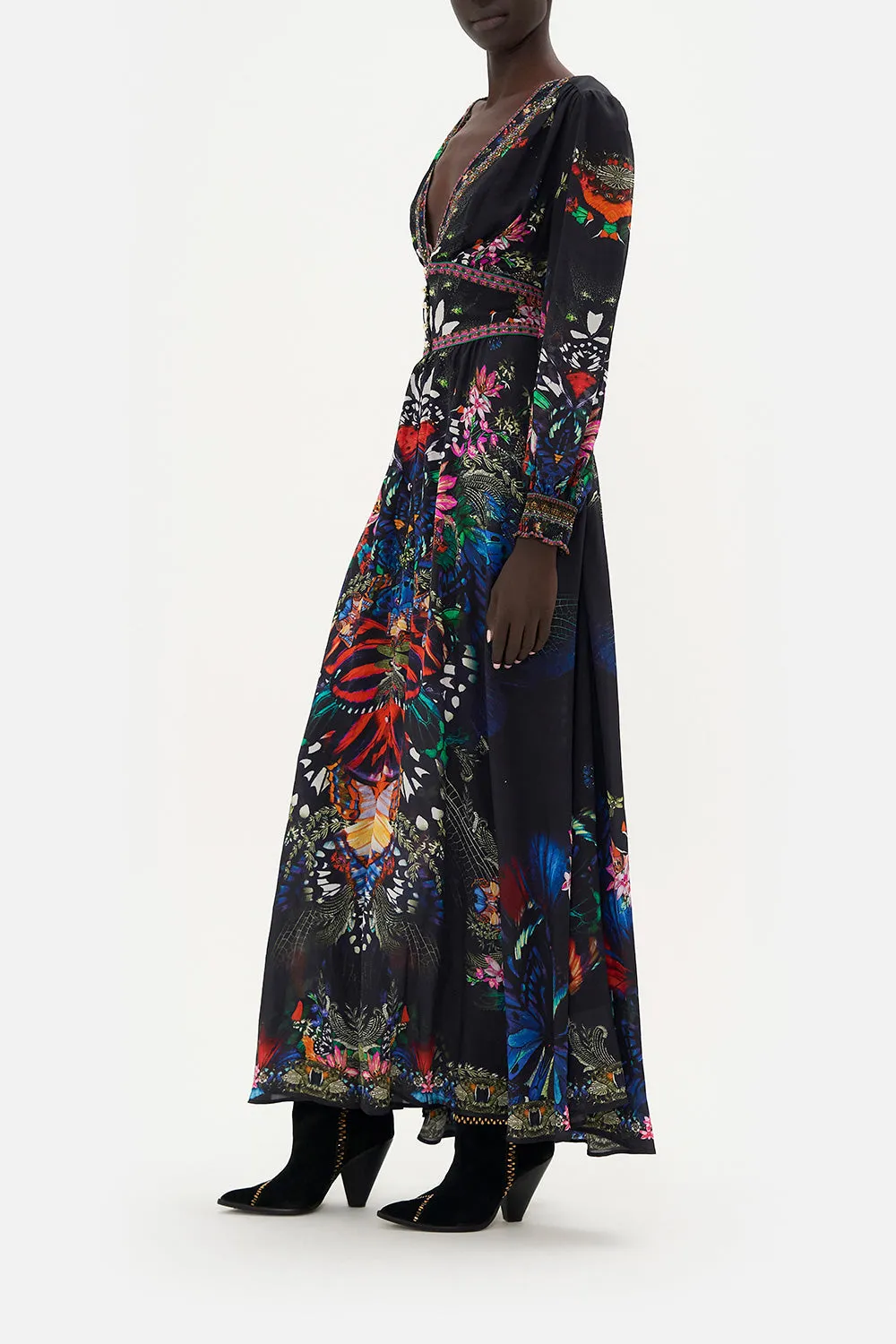 BUTTON DRESS WITH SHAPED WAISTBAND FLUTTER BY sold by Camilla product image thumbnail 4