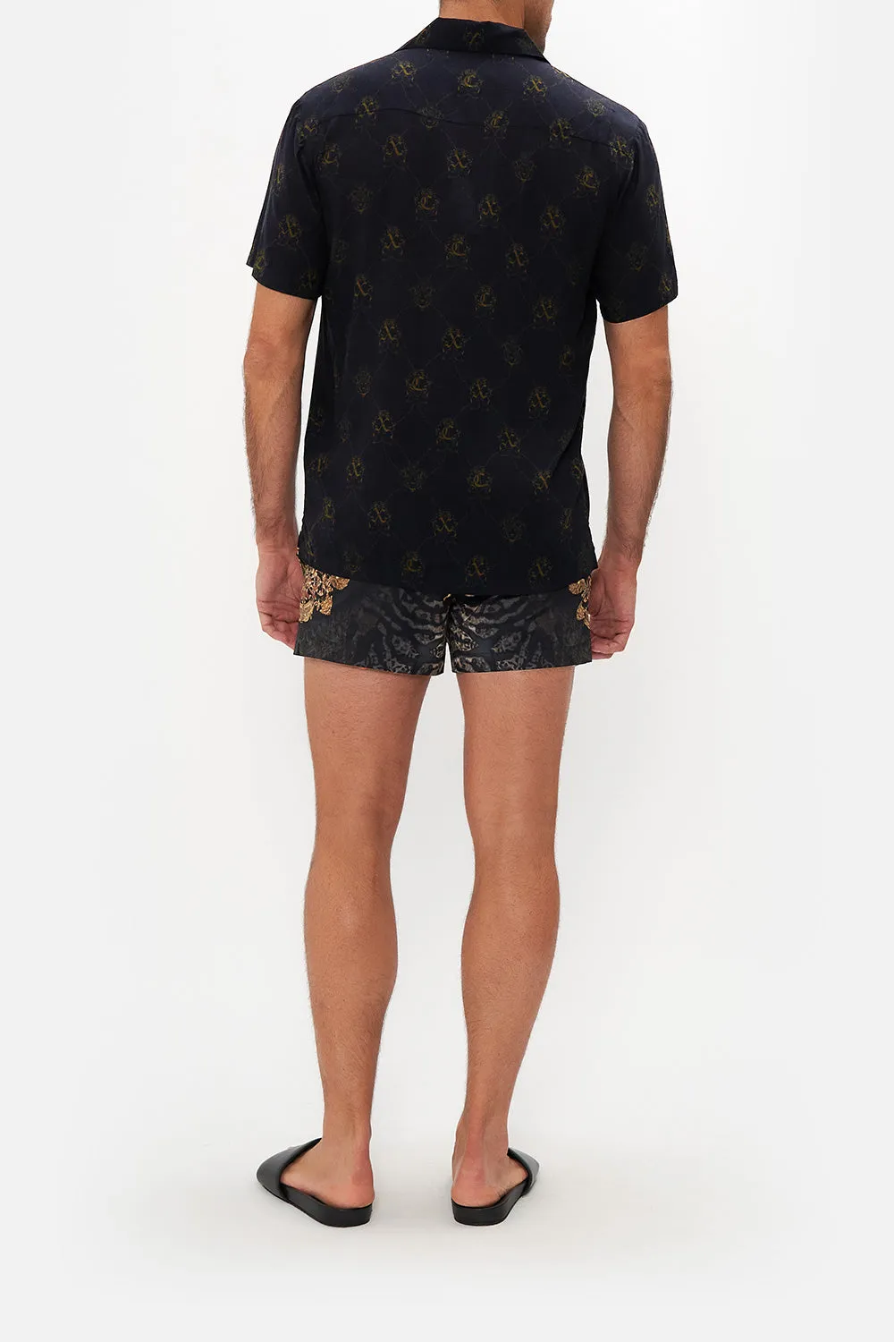 SHORT SLEEVE CAMP COLLARED SHIRT SHADOWS OF ARMADA sold by Camilla product image thumbnail 2