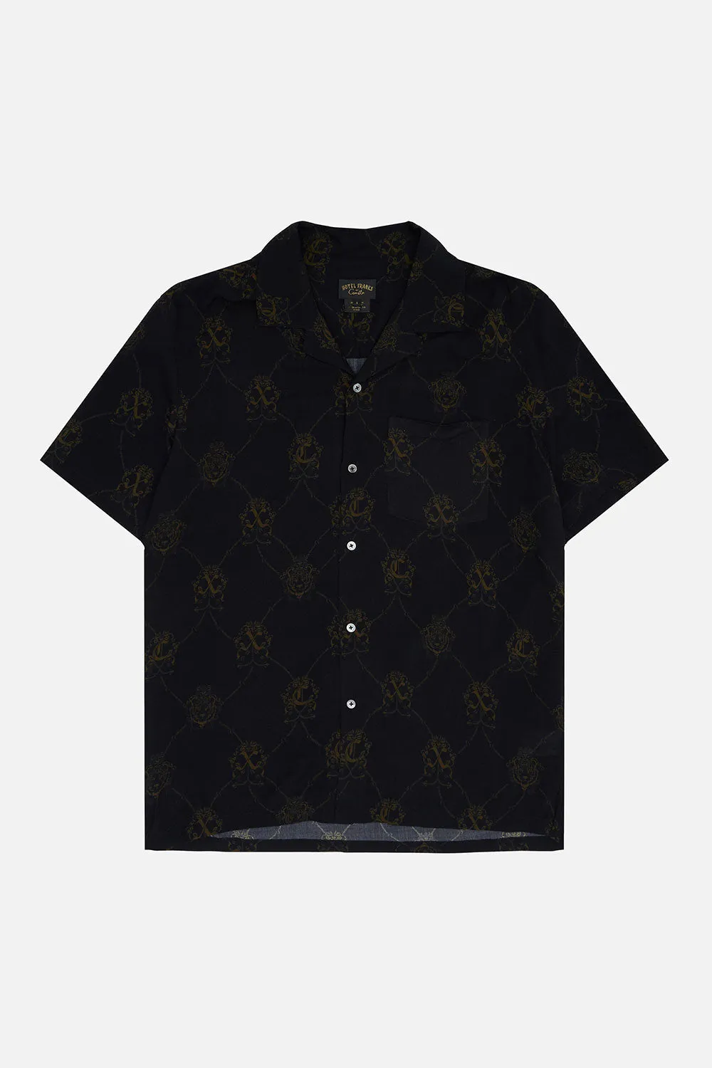 SHORT SLEEVE CAMP COLLARED SHIRT SHADOWS OF ARMADA sold by Camilla product image thumbnail 3