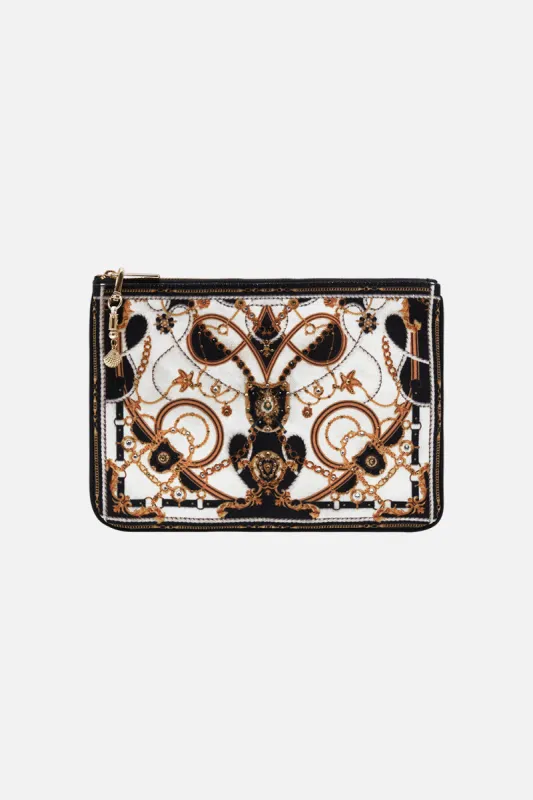 SMALL CANVAS CLUTCH SEA CHARM sold by Camilla