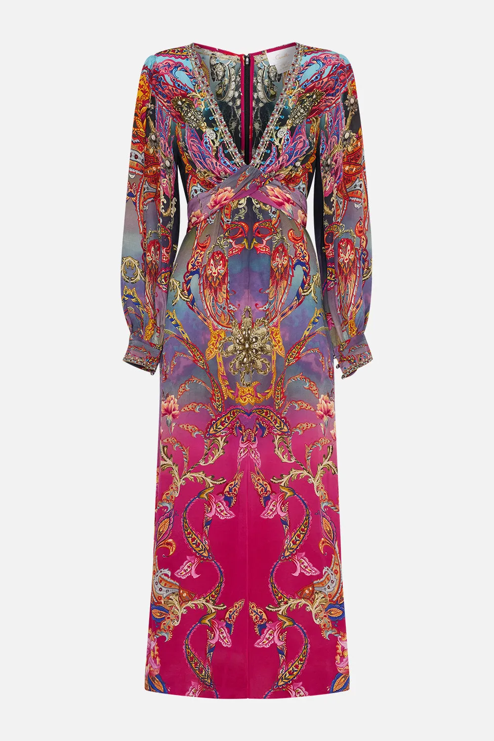 TWIST FRONT LONG DRESS WHAT LIES BENEATH sold by Camilla product image thumbnail 3