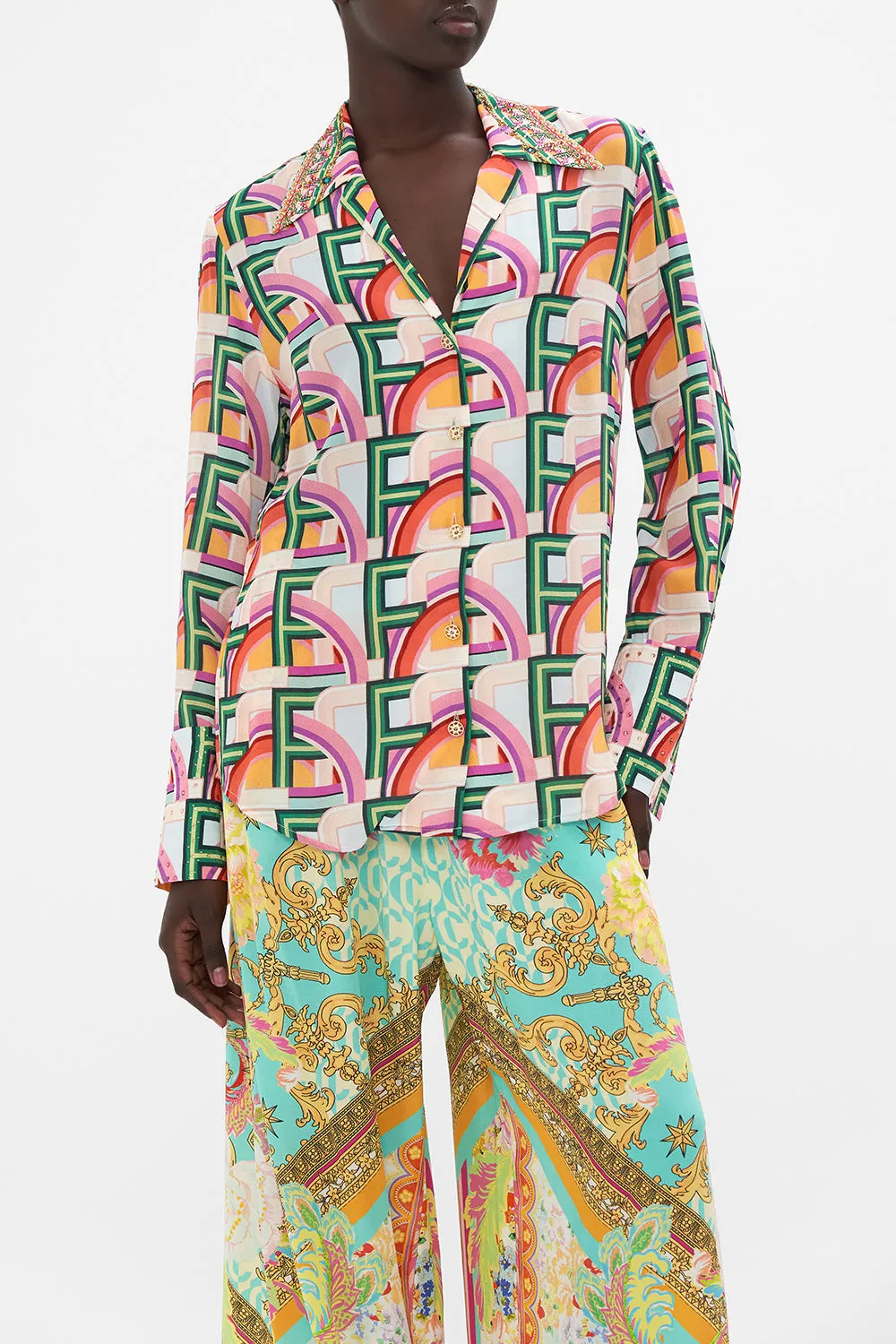 PYJAMA SHIRT AN ITALIAN WELCOME sold by Camilla product image thumbnail 5