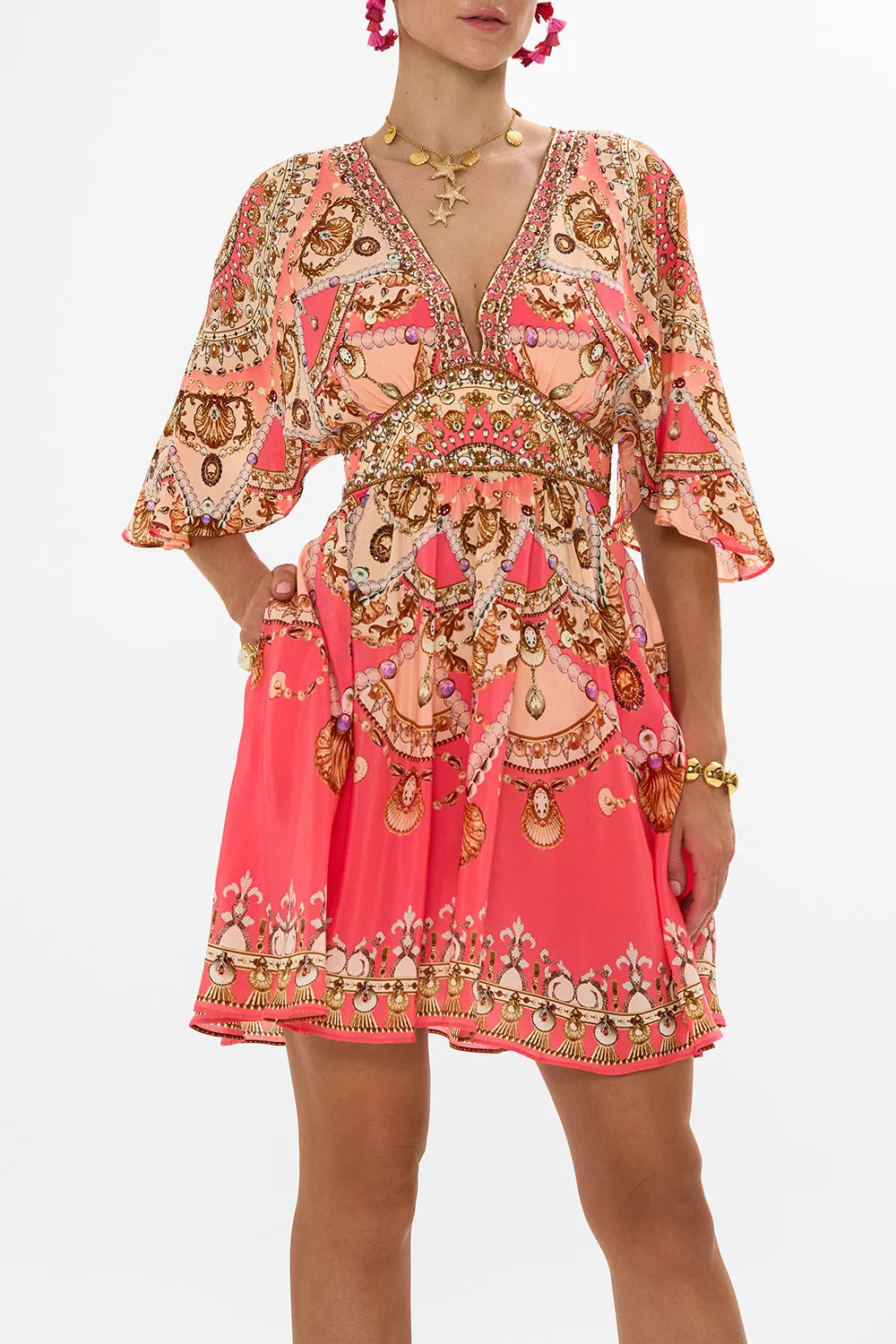 SHORT WAISTED DRESS SHELL GAMES sold by Camilla product image thumbnail 5