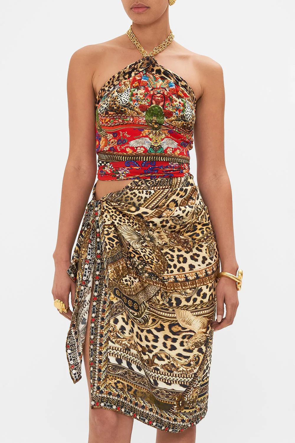 LARGE SQUARE SCARF STANDING OVATION sold by Camilla product image thumbnail 4