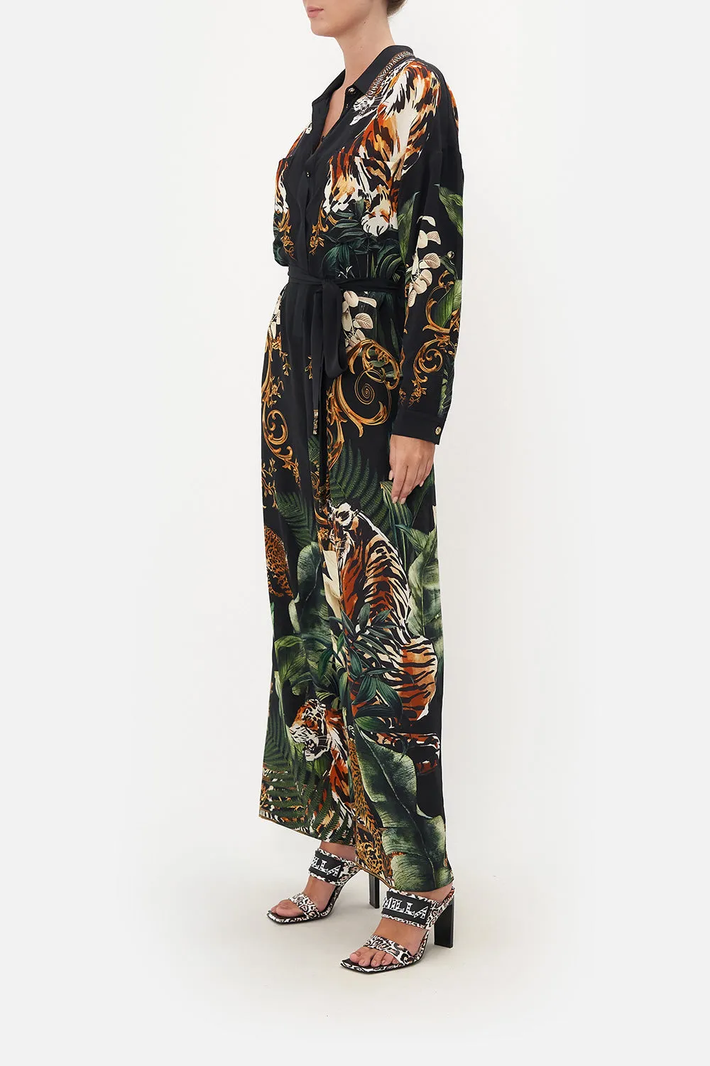 LONG SLEEVE BOILER JUMPSUIT EASY TIGER sold by Camilla product image thumbnail 4