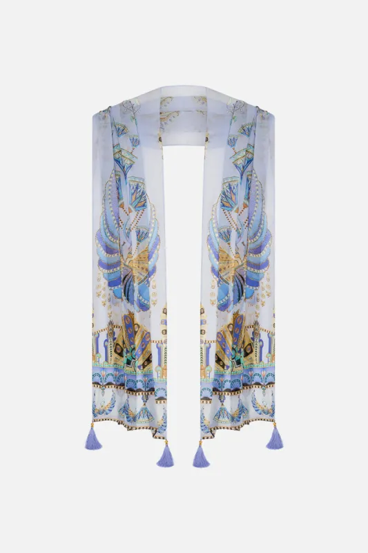 LONG SCARF UNDER SCARAB SKIES sold by Camilla