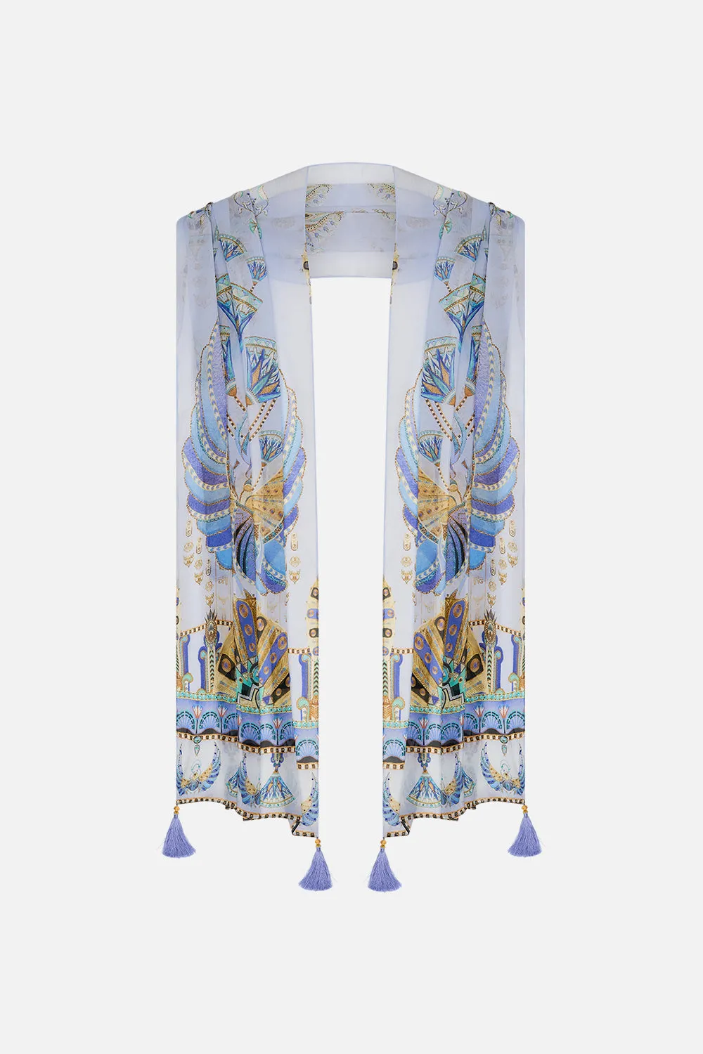 LONG SCARF UNDER SCARAB SKIES sold by Camilla