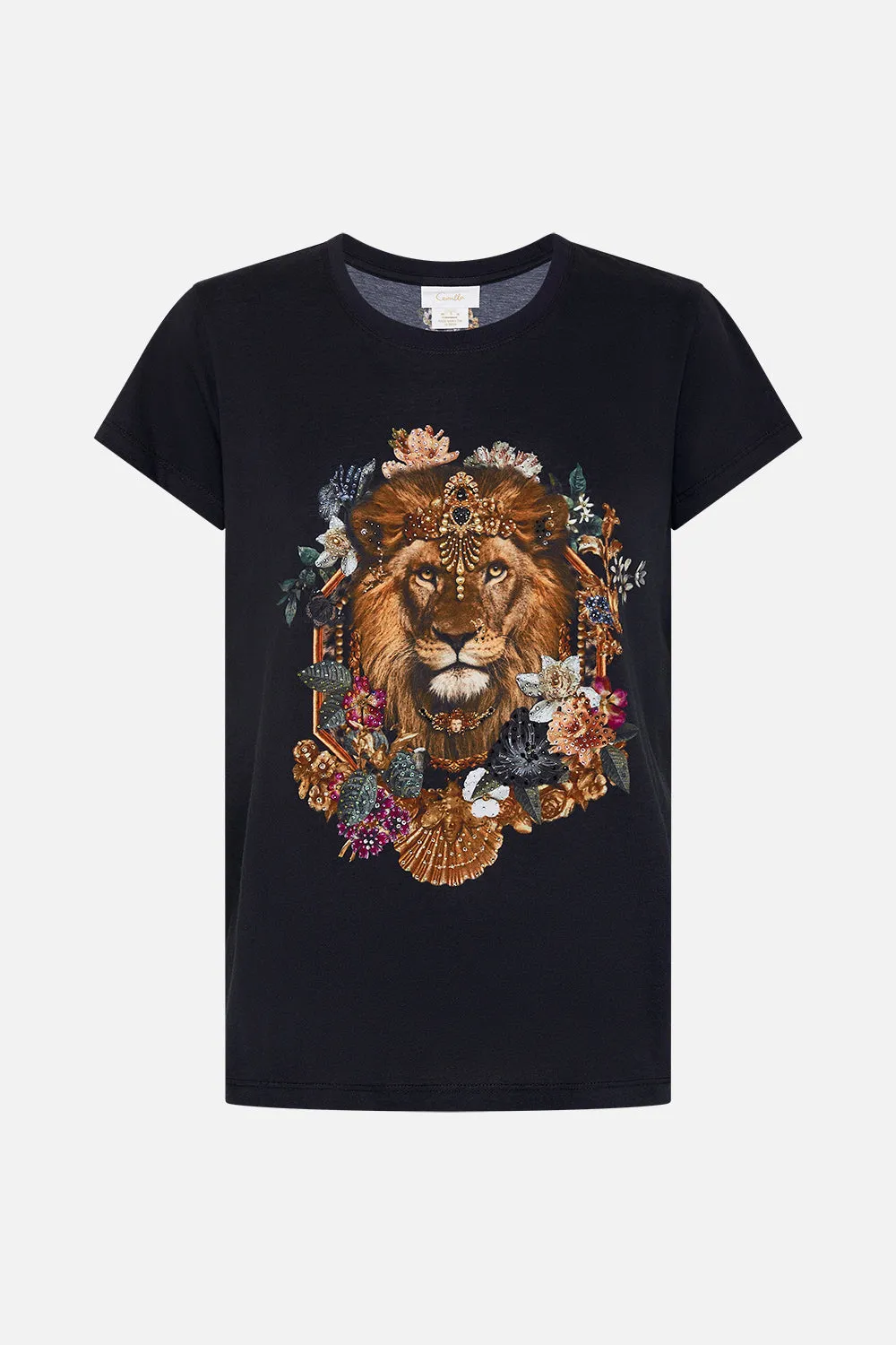 ORGANIC COTTON SLIM FIT TEE A NIGHT AT THE OPERA sold by Camilla product image thumbnail 3