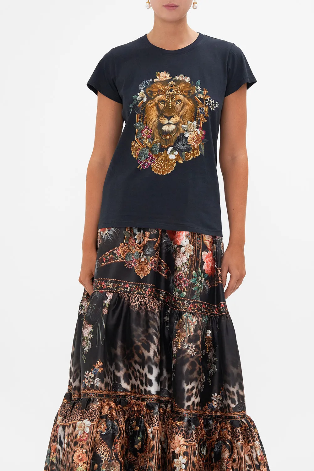 ORGANIC COTTON SLIM FIT TEE A NIGHT AT THE OPERA sold by Camilla product image thumbnail 5