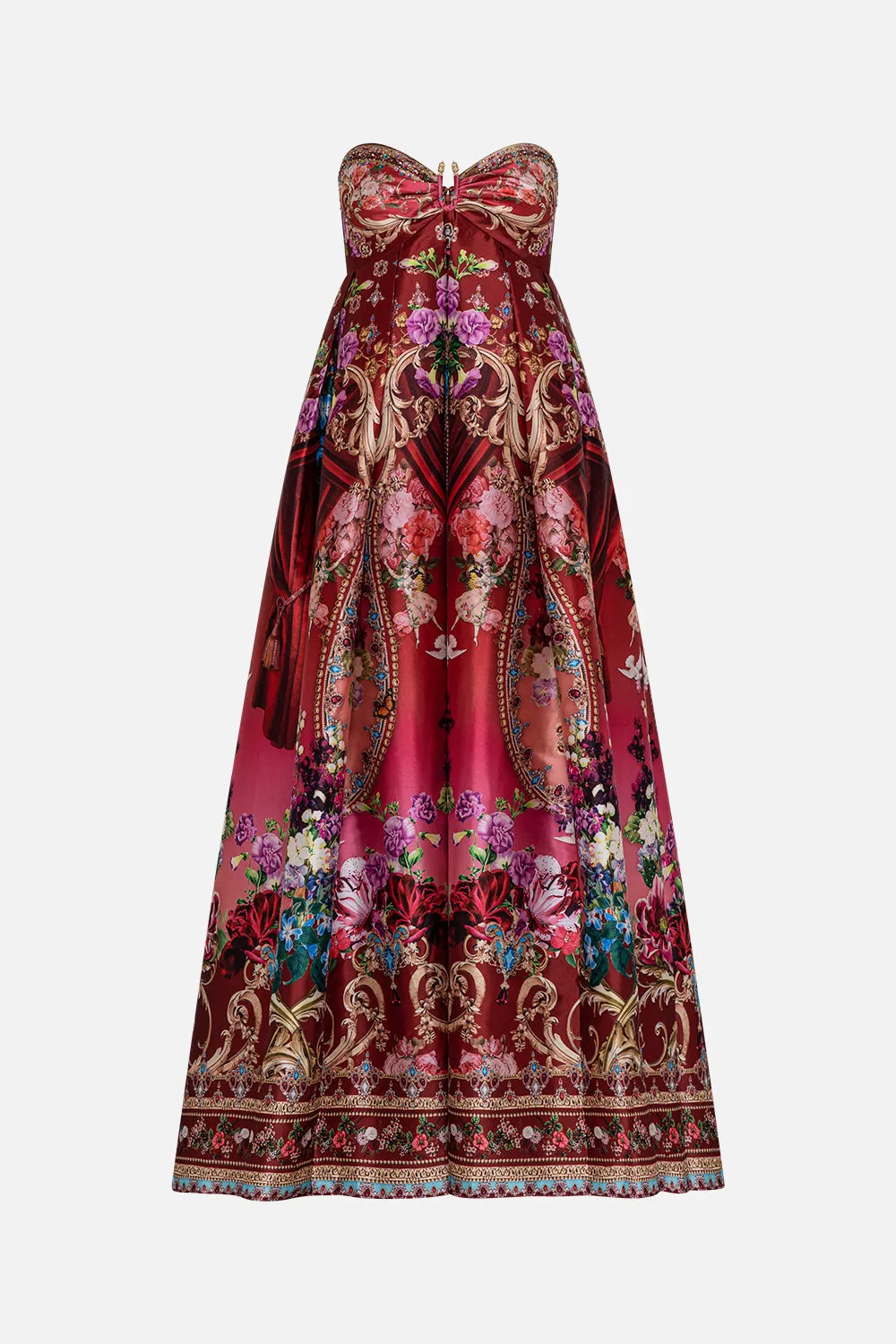 STRAPLESS MAXI DRESS RITES OF ROSES sold by Camilla product image thumbnail 3