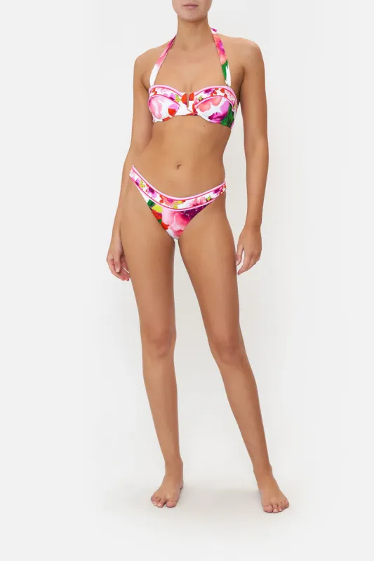 UNDERWIRE HALTER BRA PRETTY AS A POPPY sold by Camilla