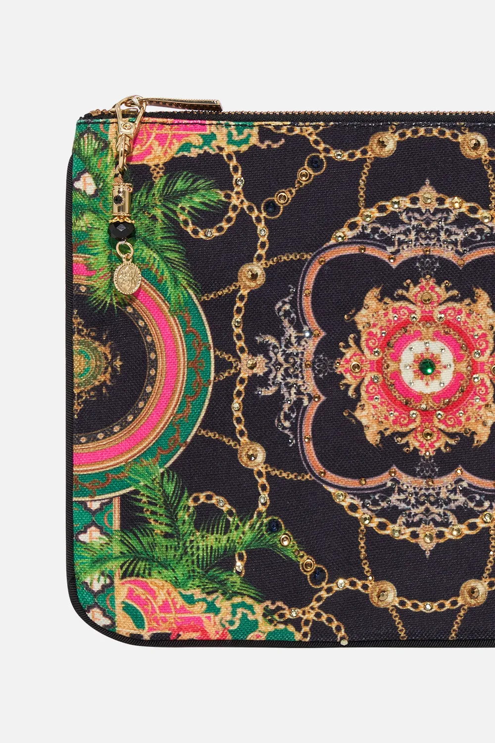 SMALL CANVAS CLUTCH JEALOUSY AND JEWELS sold by Camilla product image thumbnail 2