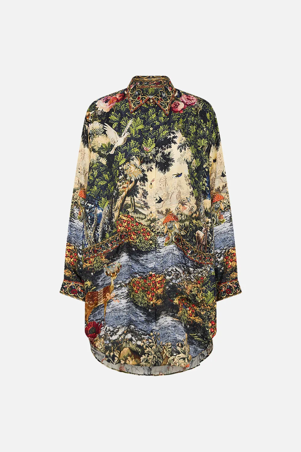 SHIRT TUNIC WITH POCKETS TAPESTRY TOTEMS sold by Camilla product image thumbnail 3