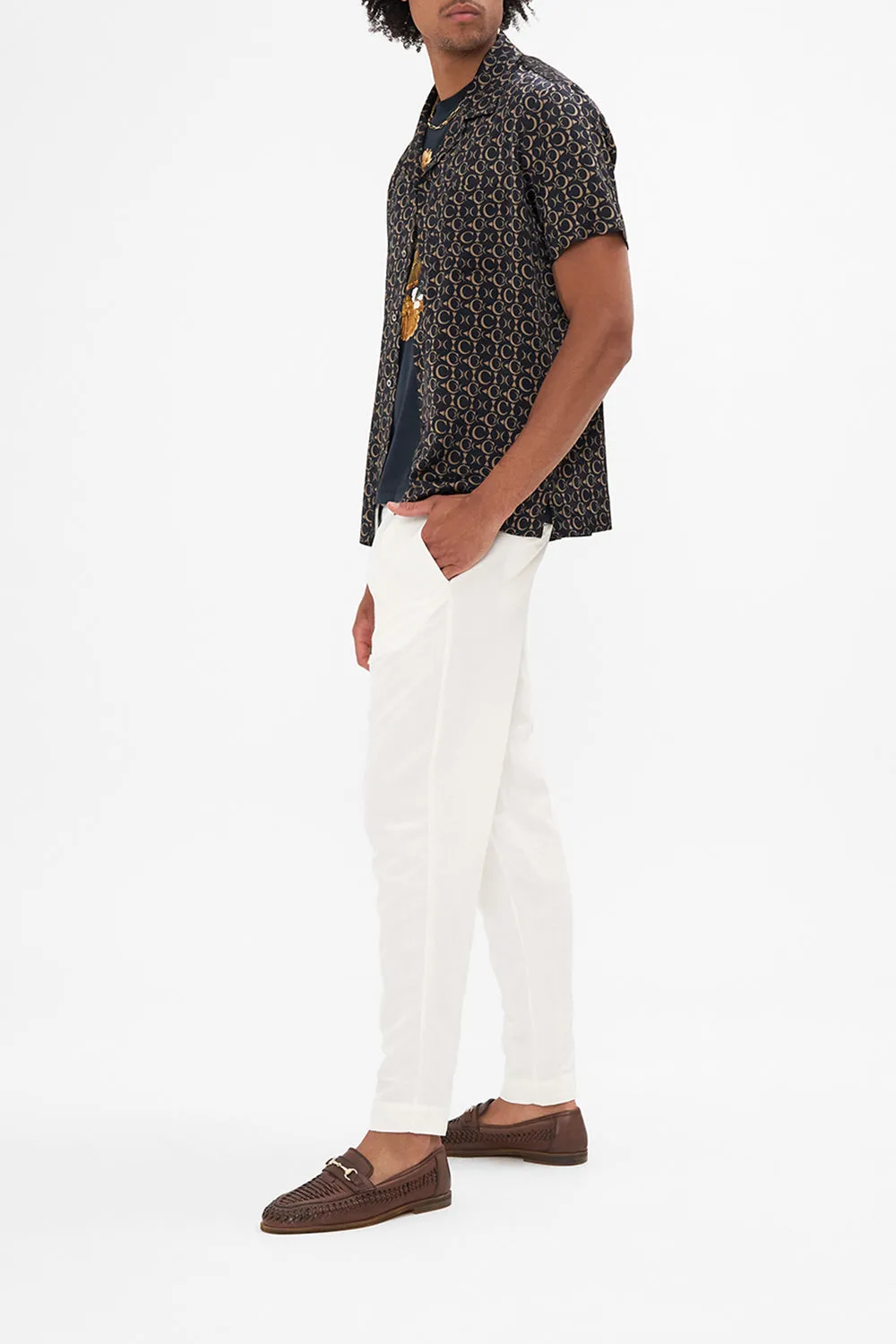 SHORT SLEEVE CAMP COLLARED SHIRT A NIGHT AT THE OPERA sold by Camilla product image thumbnail 2
