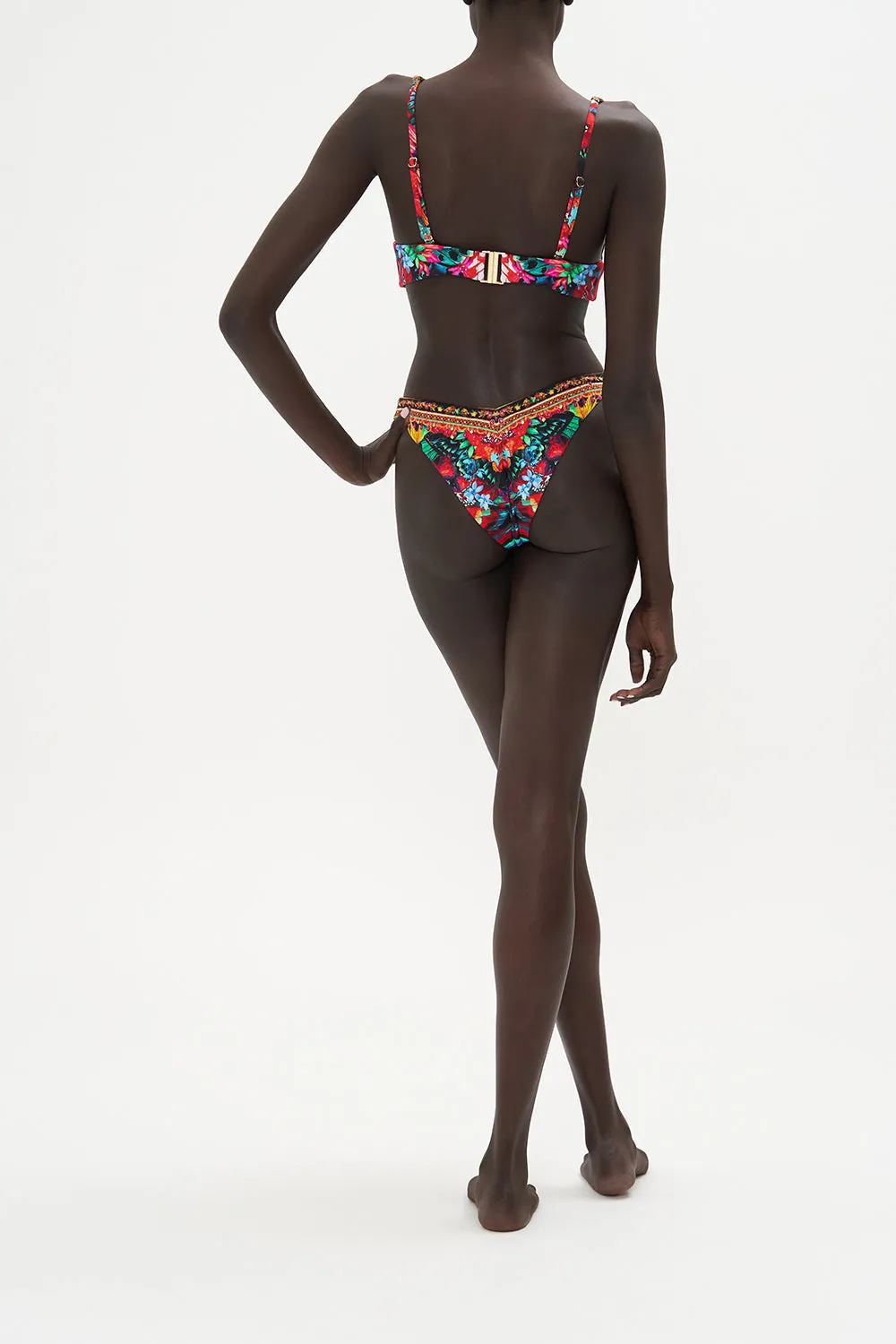 RING FRONT HIGH TRI BRA IN A FLUTTER sold by Camilla product image thumbnail 2