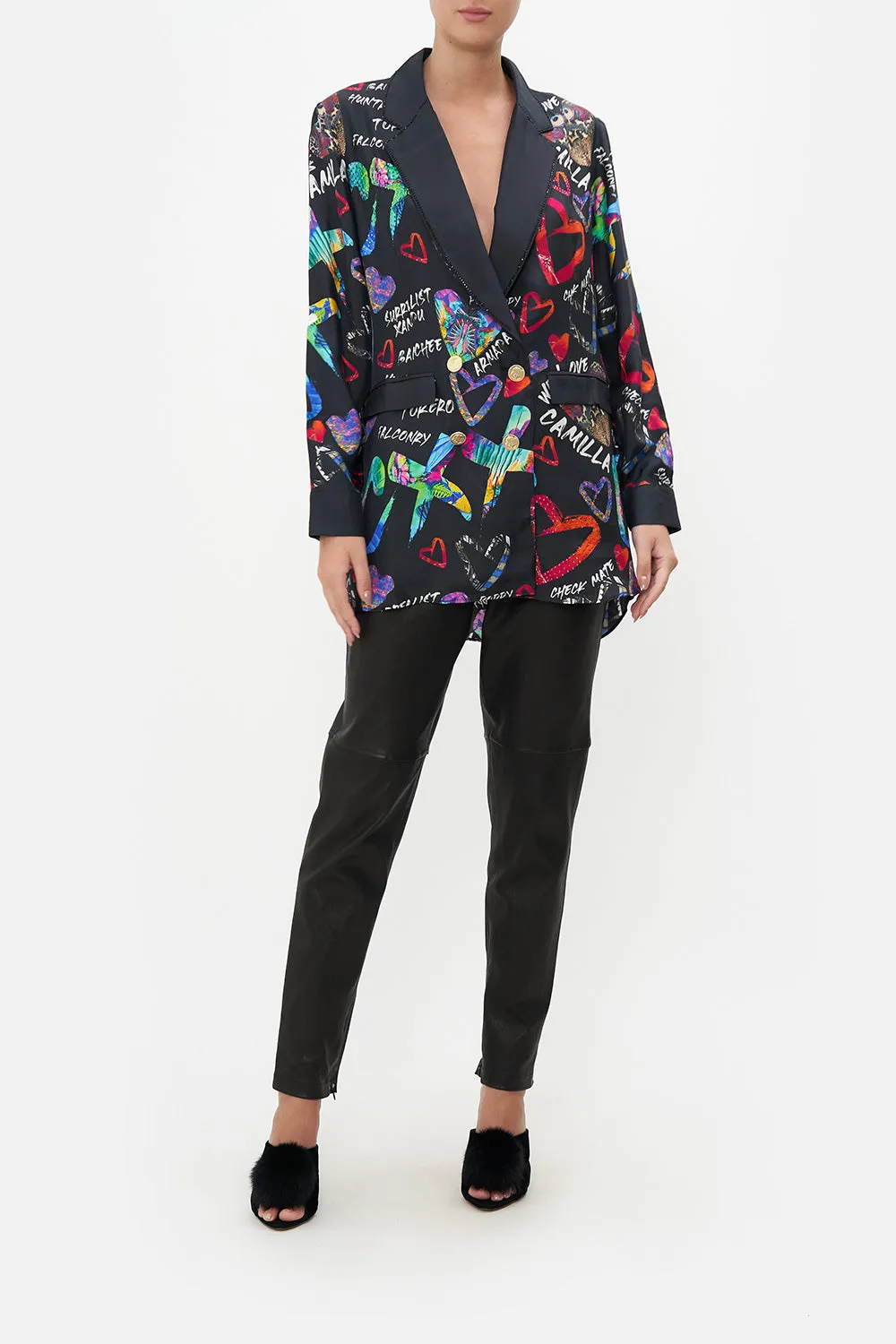 DOUBLE BREASTED SOFT JACKET TAGGED UP sold by Camilla