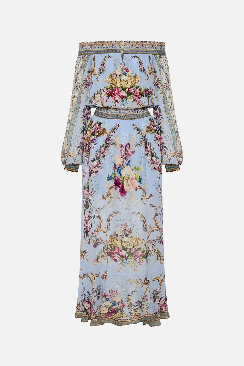 OFF SHOULDER SHIRRED DRESS FLORAFUL sold by Camilla product image thumbnail 3