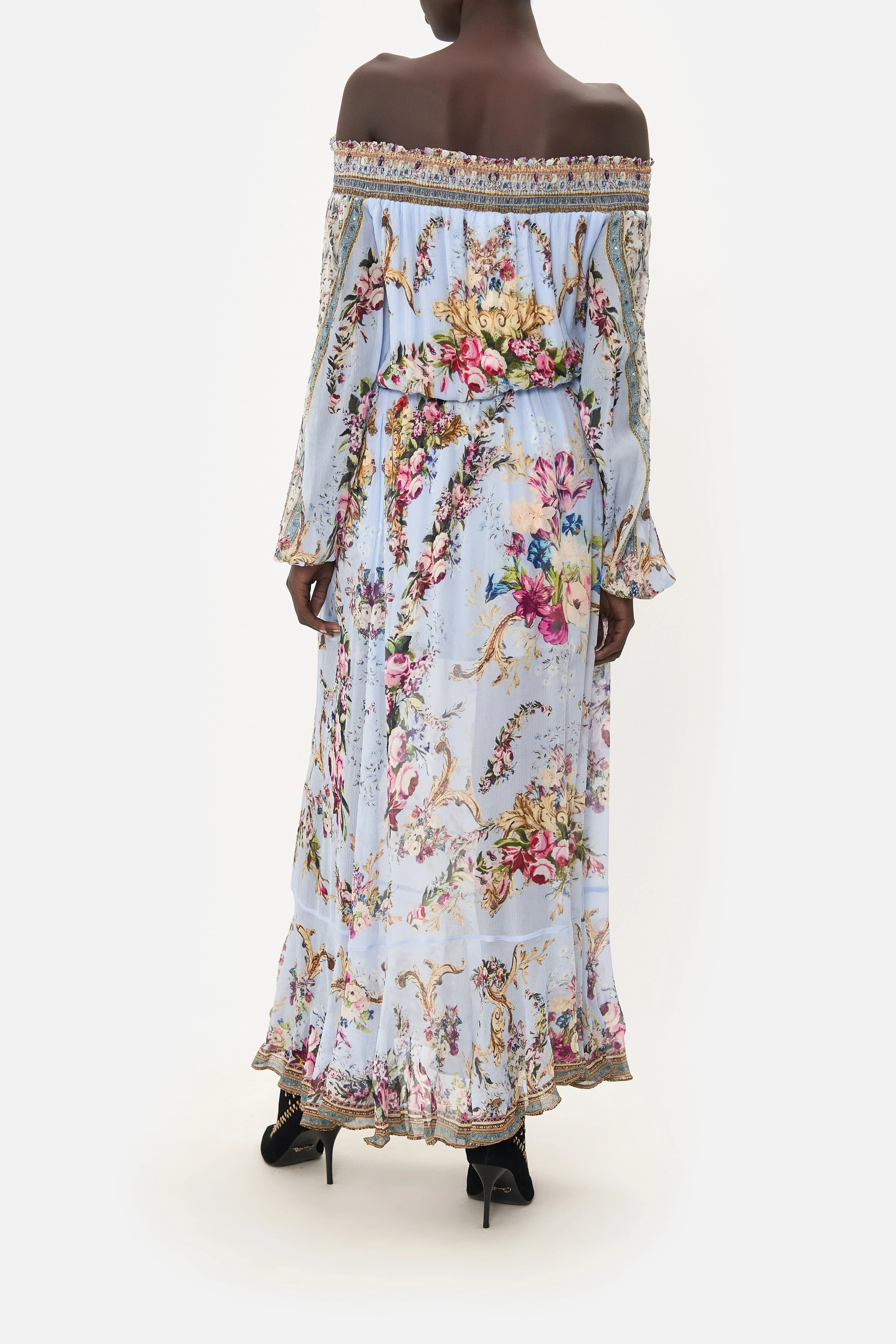 OFF SHOULDER SHIRRED DRESS FLORAFUL sold by Camilla product image thumbnail 2