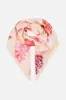 LARGE SQUARE SCARF BLOSSOMS AND BRUSHSTROKES sold by Camilla