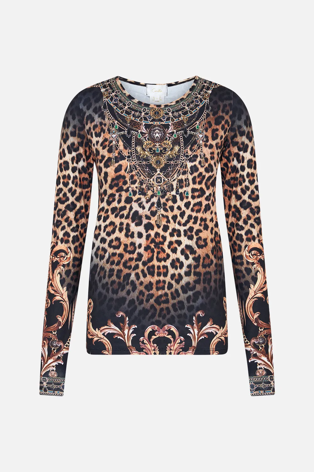 LONG SLEEVE THUMBHOLE TOP RUNNING IN THE WILD sold by Camilla product image thumbnail 3