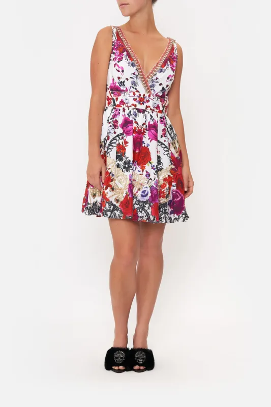PANELLED SHORT DRESS REIGN OF ROSES sold by Camilla