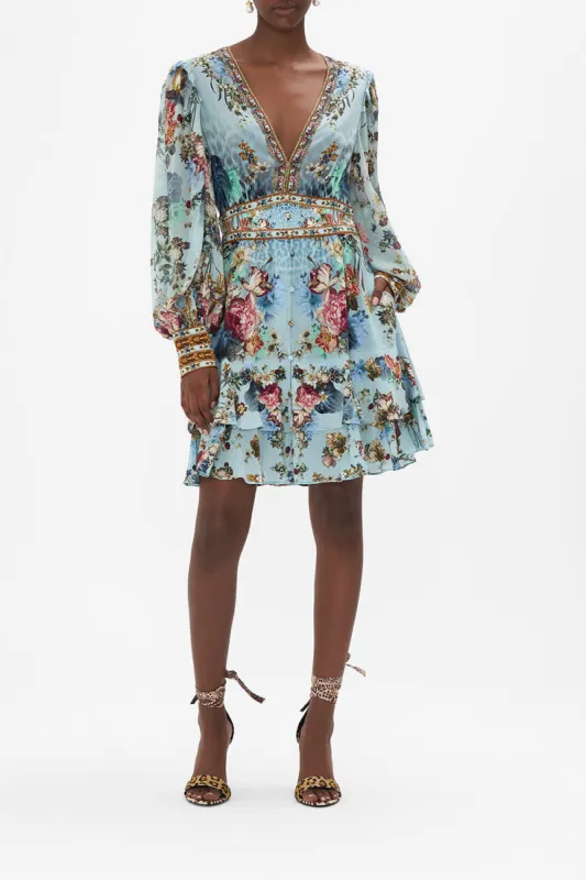 BUTTON FRONT FRILL DRESS LETTERS TO LEO sold by Camilla