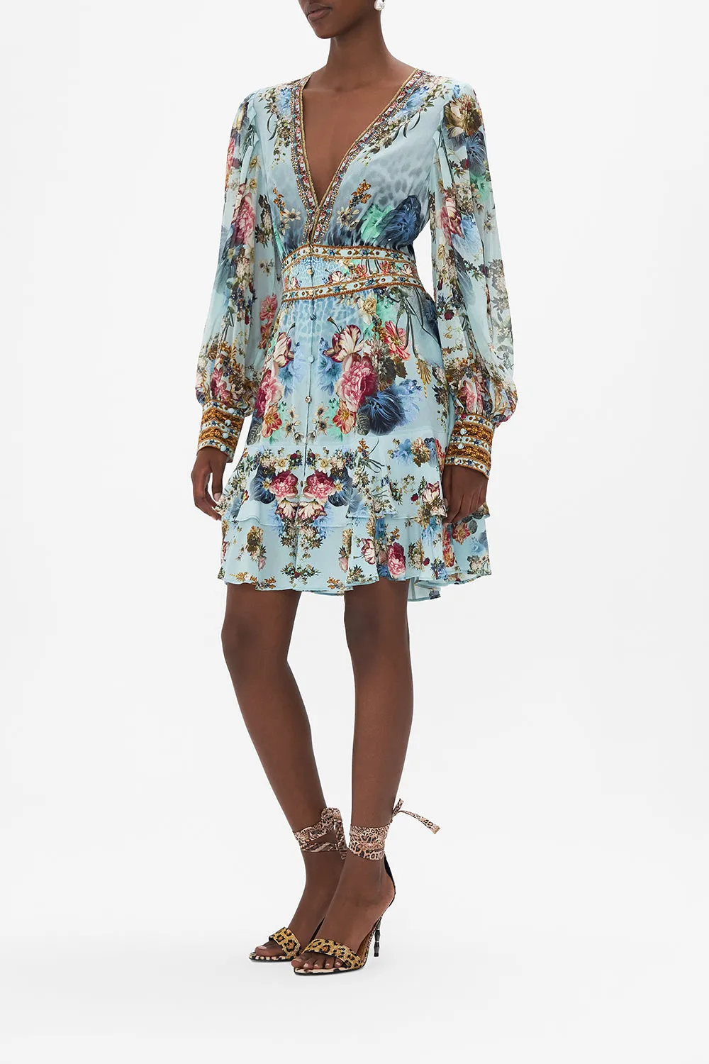 BUTTON FRONT FRILL DRESS LETTERS TO LEO sold by Camilla product image thumbnail 4