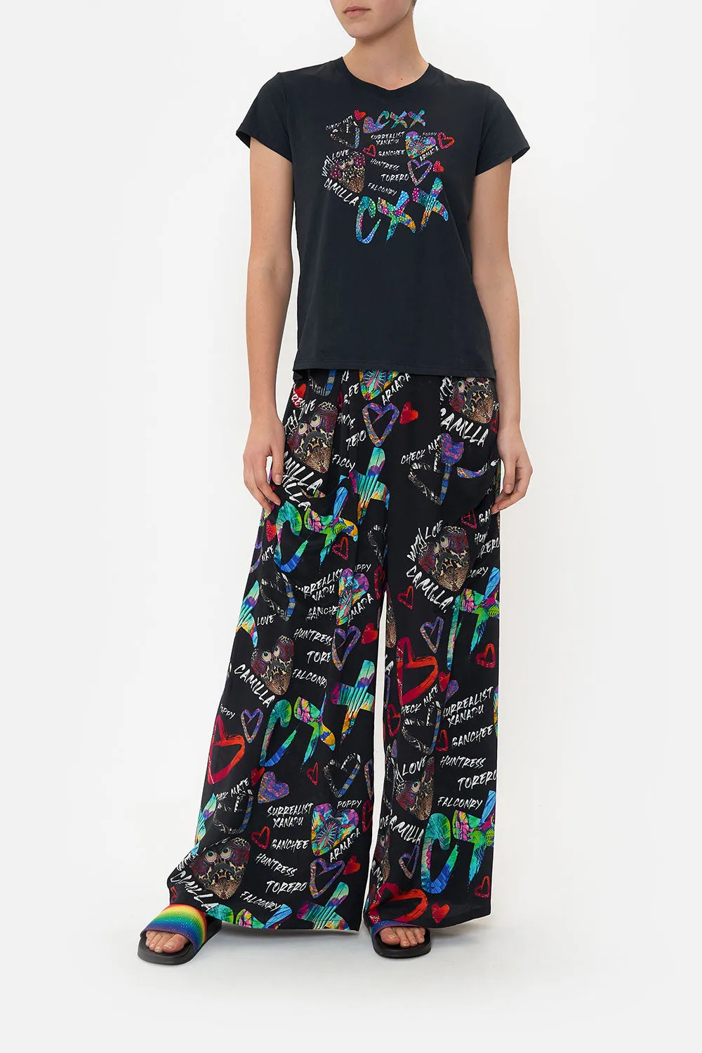 SLIM FIT ROUND NECK T-SHIRT TAGGED UP sold by Camilla