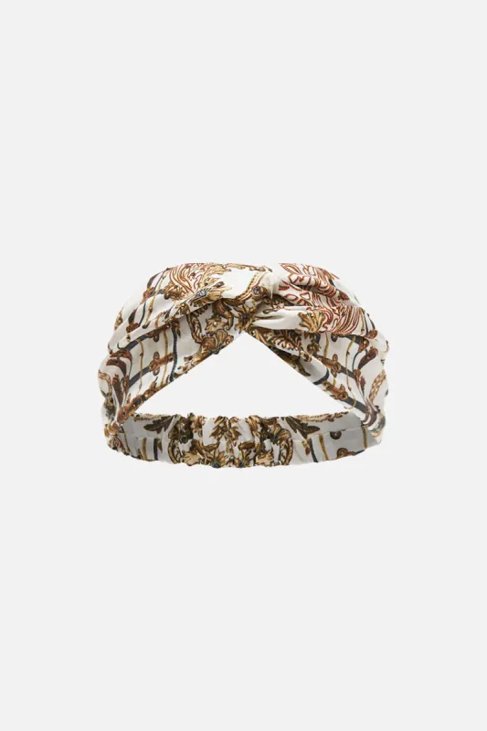 WOVEN TWIST HEADBAND ROAD TO RICHESSE sold by Camilla