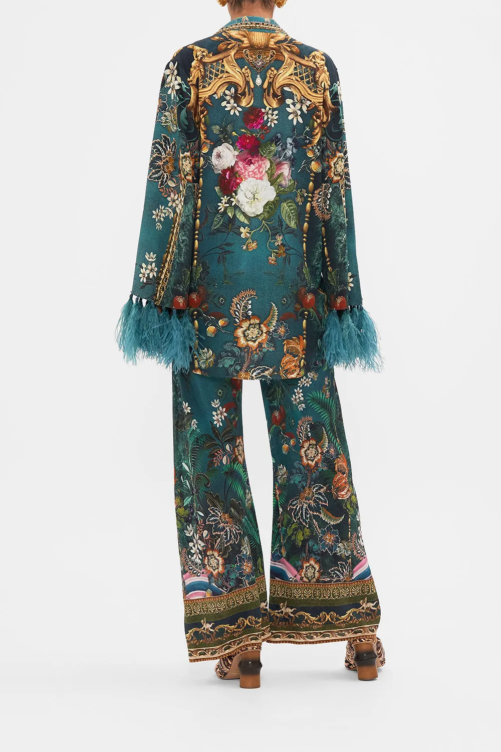 FLARED SLEEVE DOUBLE BREASTED JACKET VERDIS WORLD sold by Camilla product image thumbnail 2