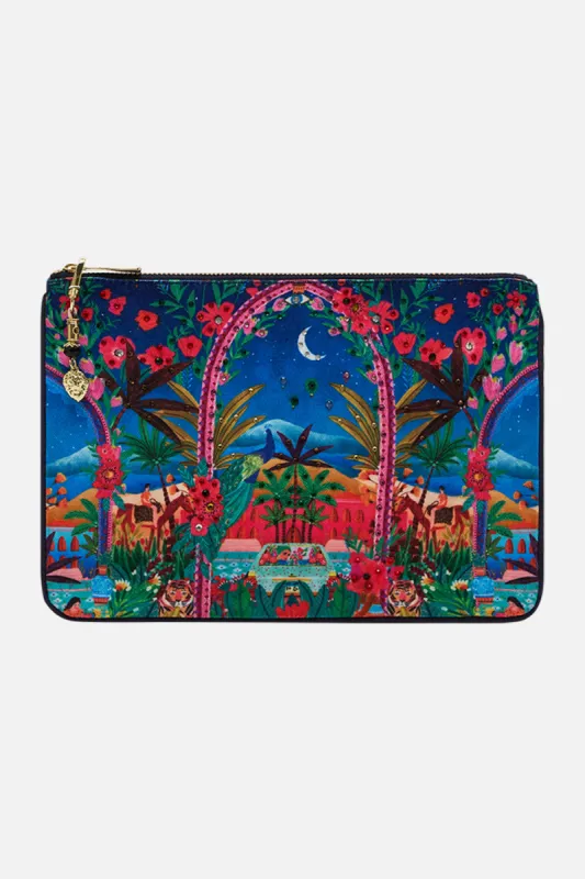 SMALL CANVAS CLUTCH MIDNIGHT MUSES sold by Camilla